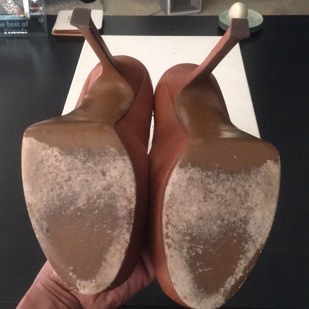 Ysl Tribtoo Pump Nappa Cognac Leather - image 7